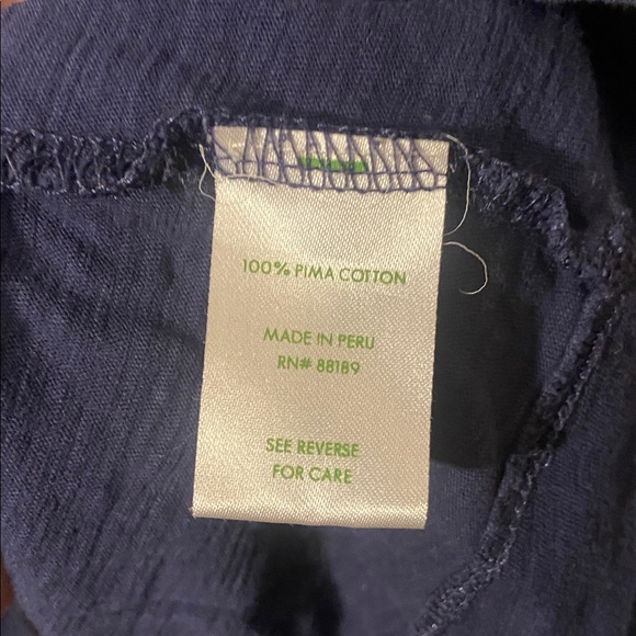 Lilly Pulitzer Deep Blue V-Neck Tunic dress ladies large - Picture 5 of 7